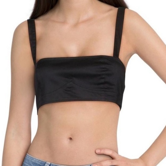 DANIELLE BERNSTEIN Women's Bra Tank Copper Peach Size 12 Cropped Bra Top - Picture 14 of 15